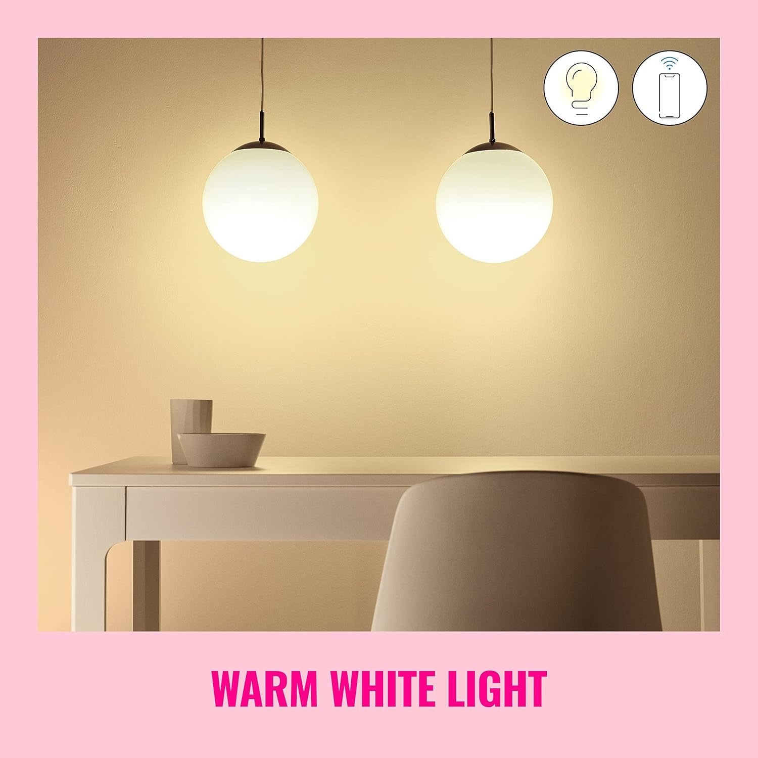 WiZ G95 Smart Bulb E27 LED WiFi Works with Alexa Google Tuneable White