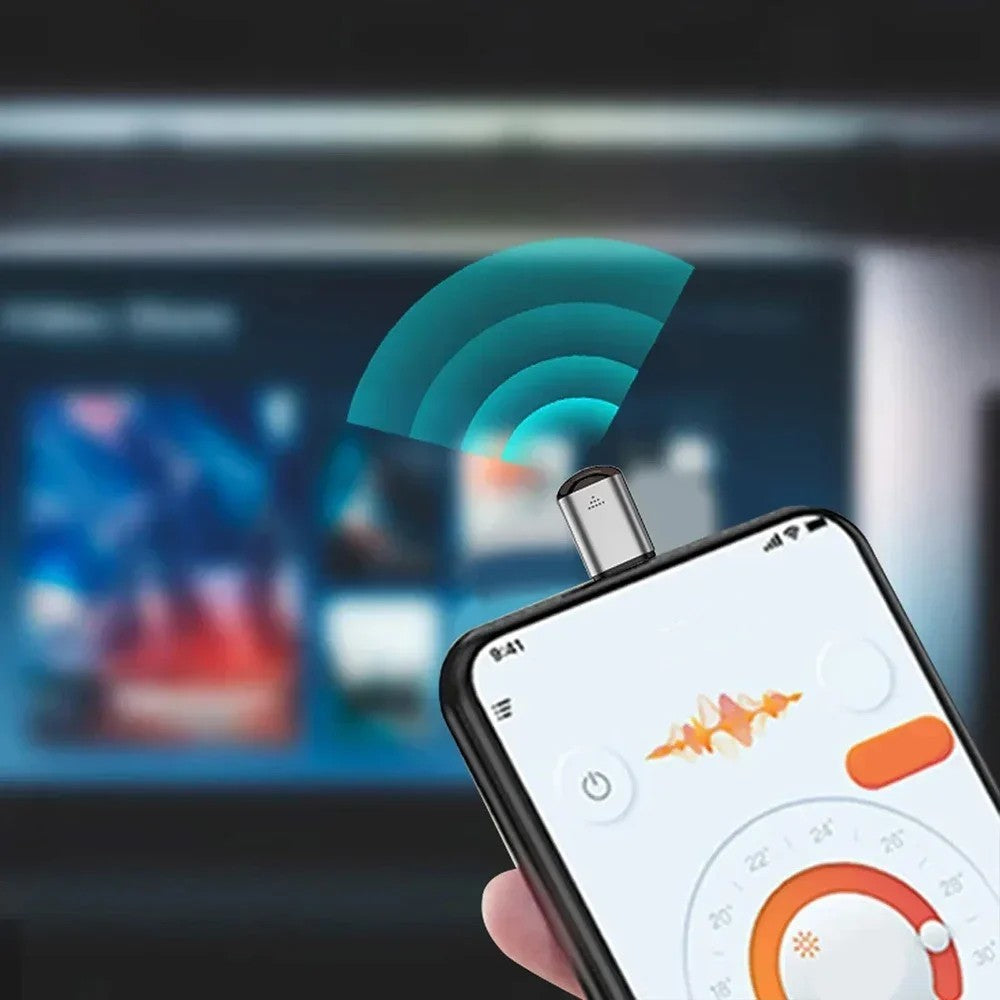 Type C IR Blaster Smartphone Remote for TV AC Infrared Control Adapter