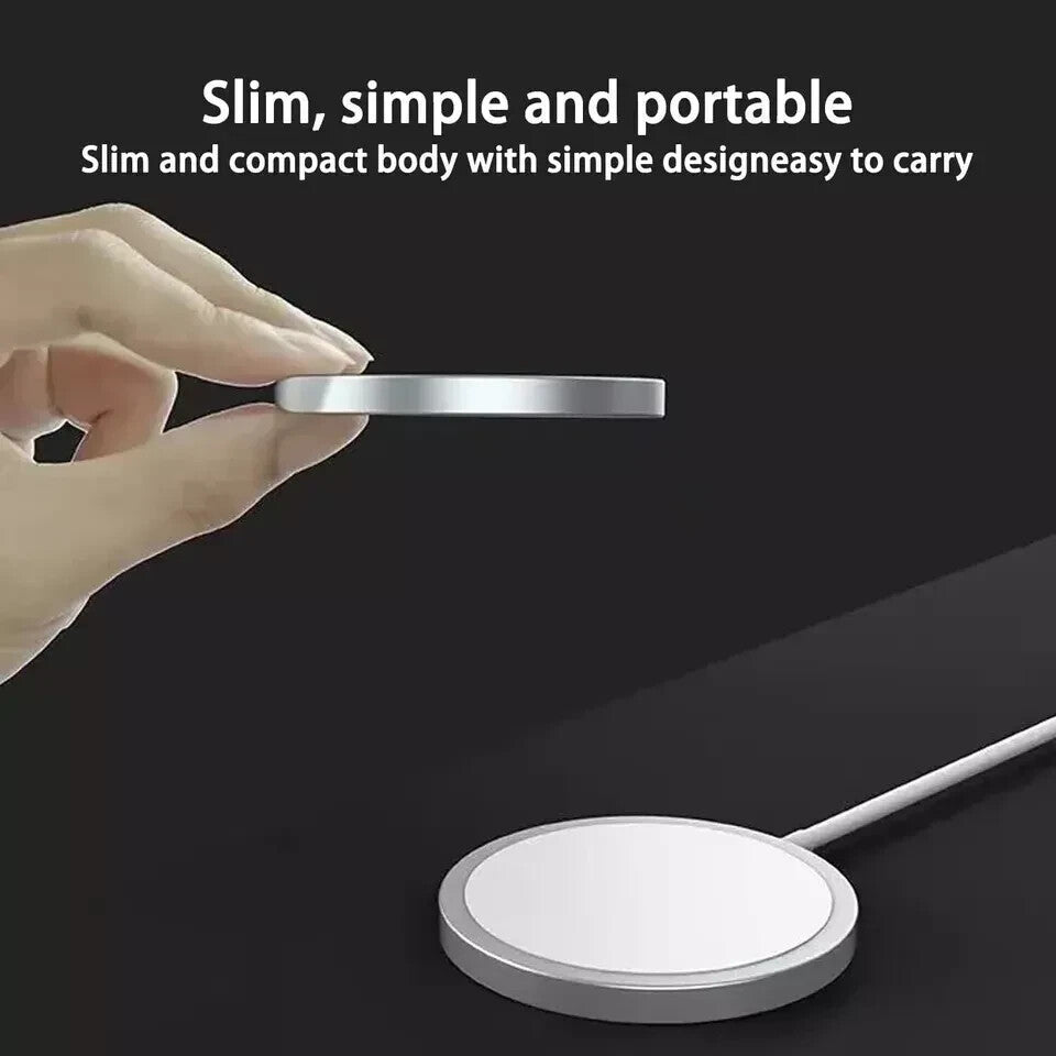 15W Fast Wireless Charger For Apple Mag Safe iPhone 17e 13 12 15 14 16 17Pro Max