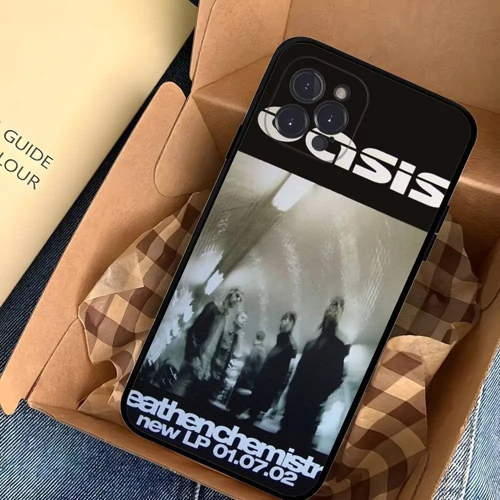 Rock Band Oasis Phone Case iPhone 17 16 15 14 13 12 Air/Max/Pro/Pro Max/Plus