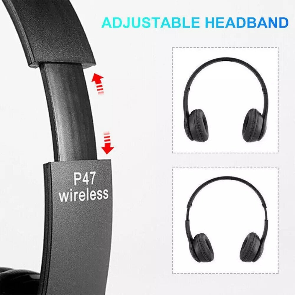 Wireless Bluetooth Headphones with Noise Cancelling