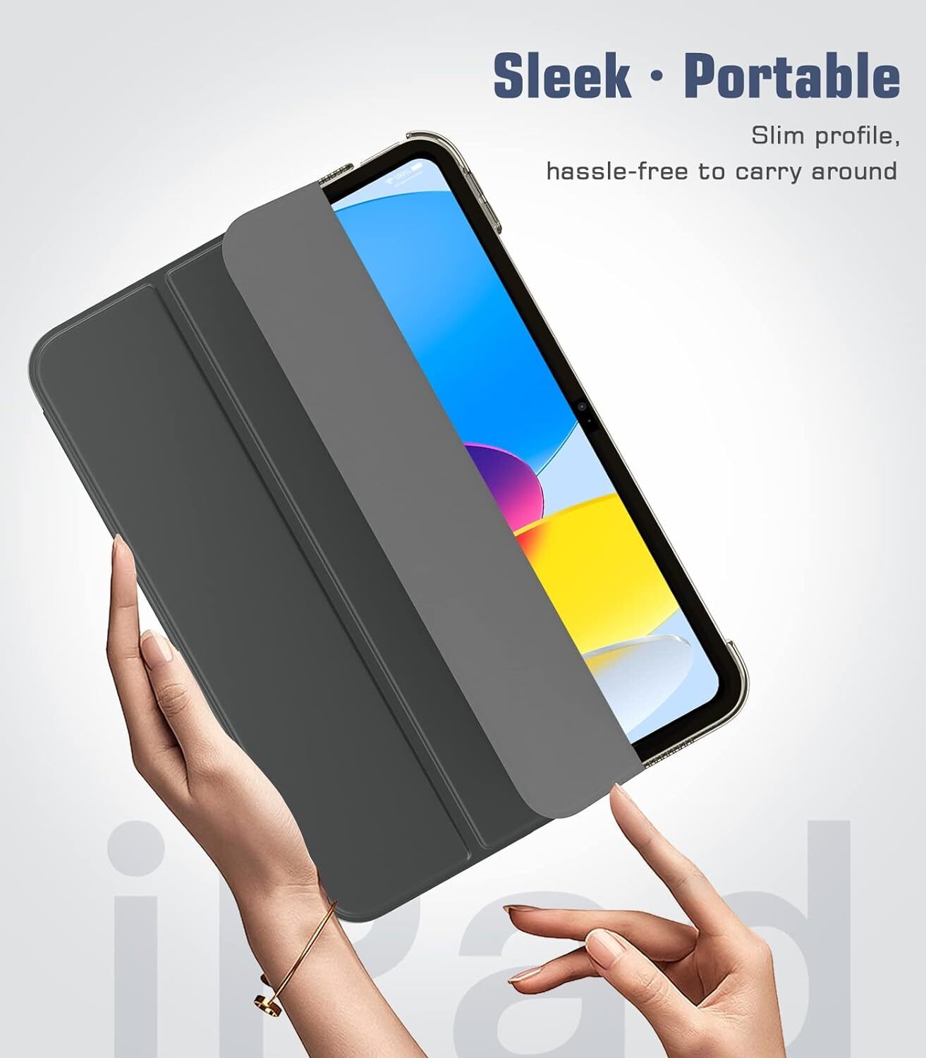 Leather Magnetic Smart Case for Apple iPad