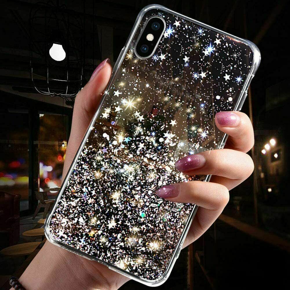 Glitter Case for iPhone 16 15 14 Pro Max 13 12 11 Plus 7 8 SE XR XS