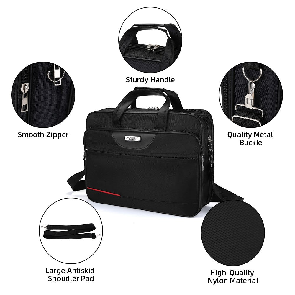 Laptop Waterproof Mens Business Briefcase Computer Shoulder Bag