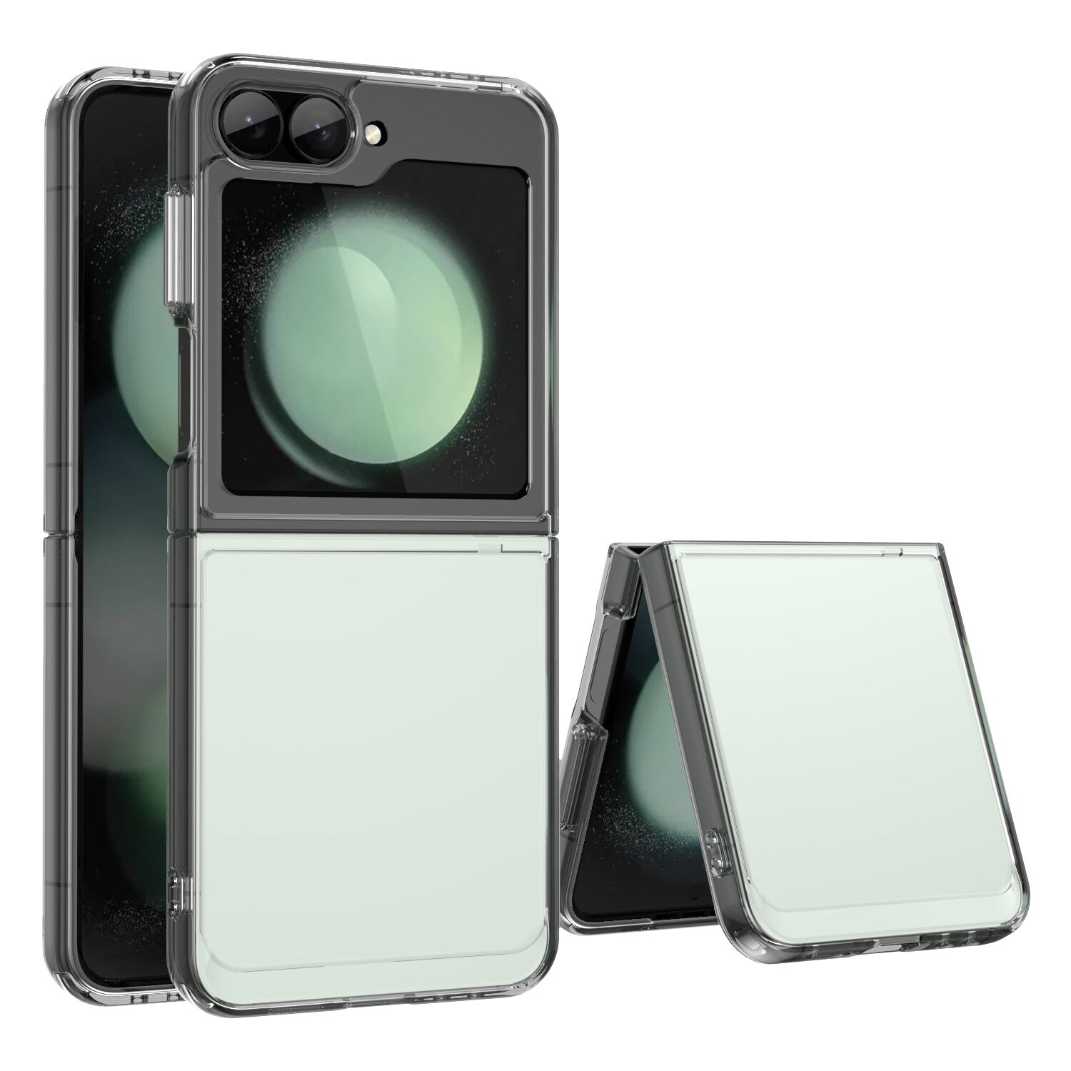 Clear Case for Samsung Galaxy Z Flip 7 FE Shockproof Ultra Slim Hard Phone Cover