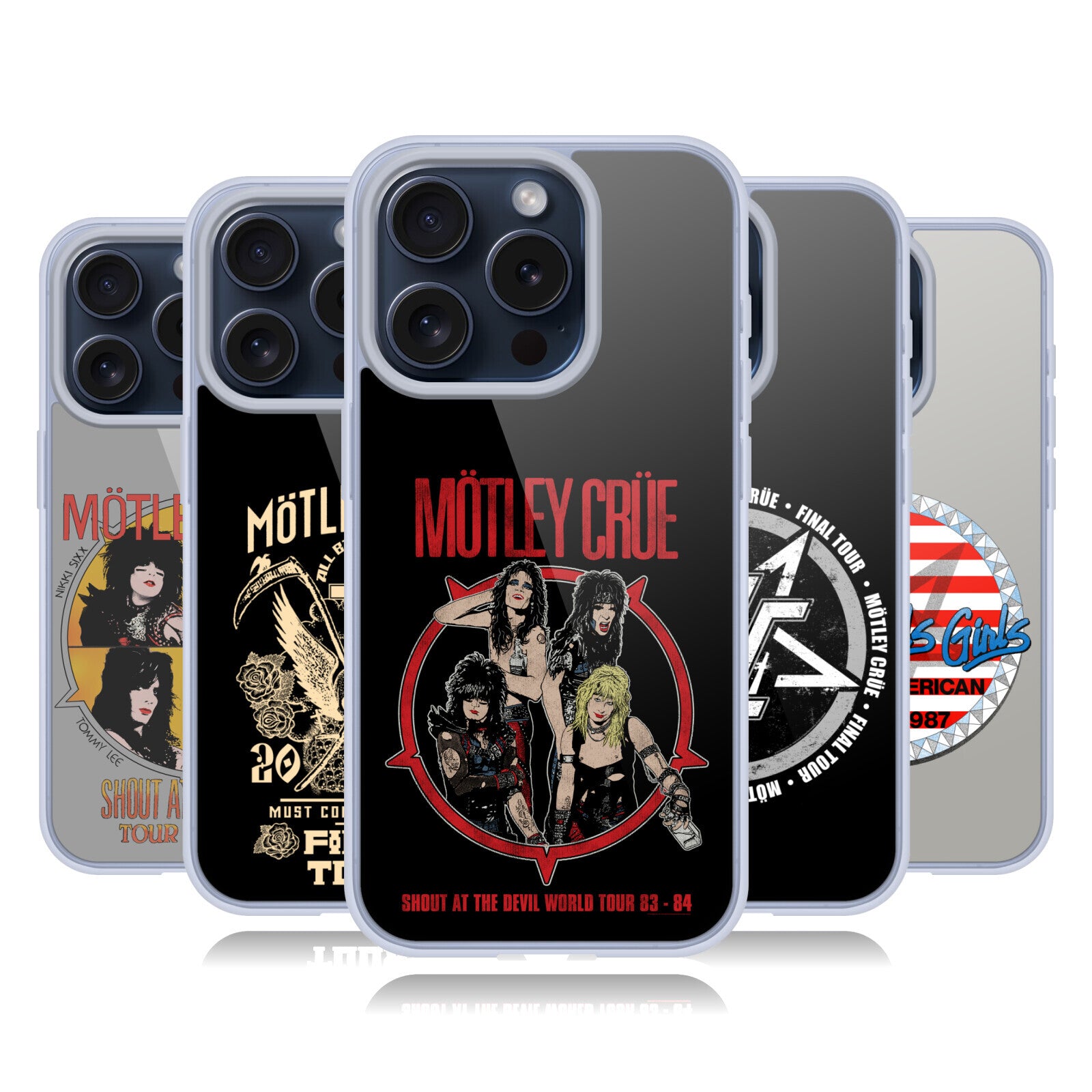 Official Motley Tours Gel Case for Apple iPhone Phones