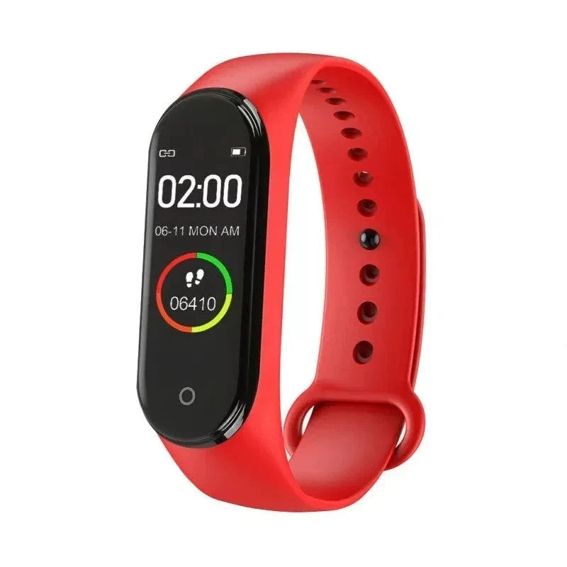 M4 Smart Watch Fitness Tracker Bluetooth Waterproof Sports Wristband Heart