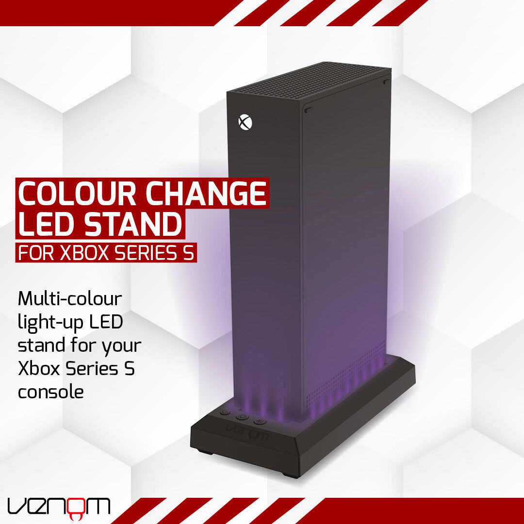 Venom LED Light Up Console Stand for Xbox Series X and Xbox Series S