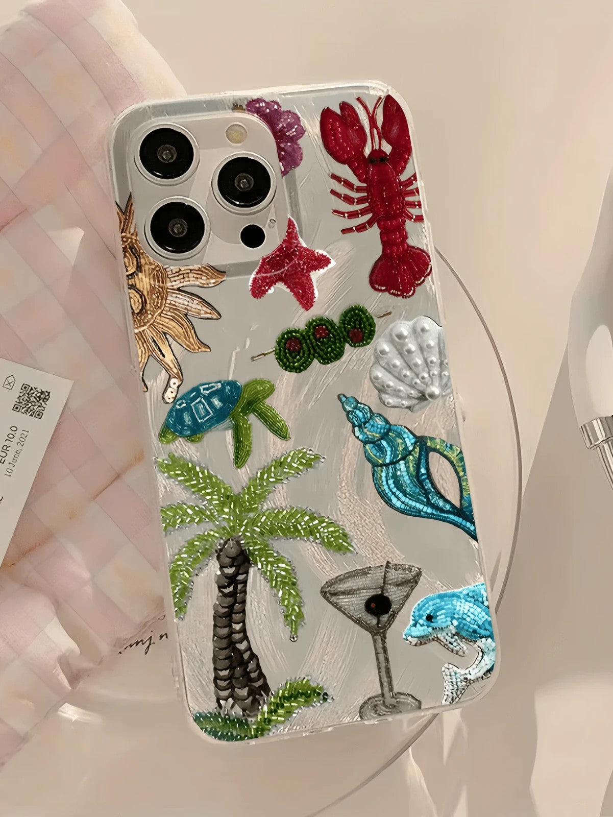 Marine Beach Phone Case For iPhone 17 16 15 14 13 12 11 Galaxy Cover