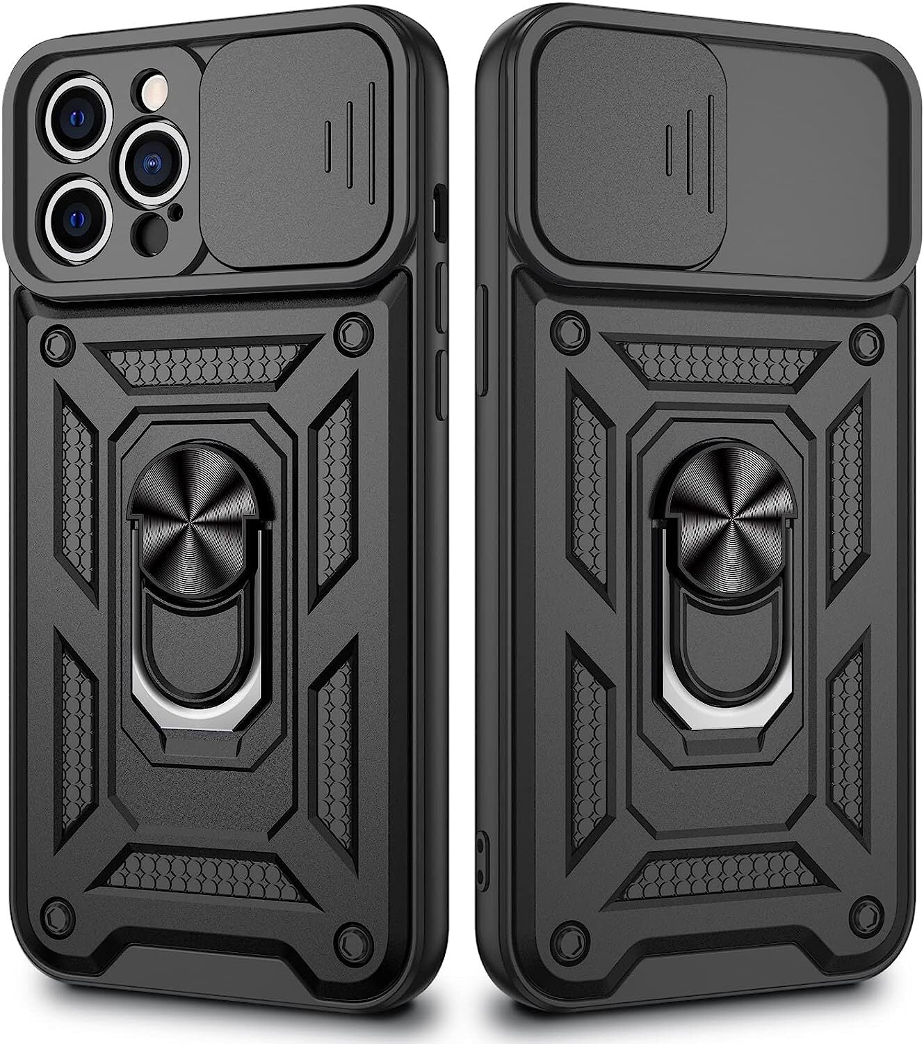 Case For iPhone 14 13 12 11 Pro Max Plus XR Shockproof Magnetic Ring Lens Cover