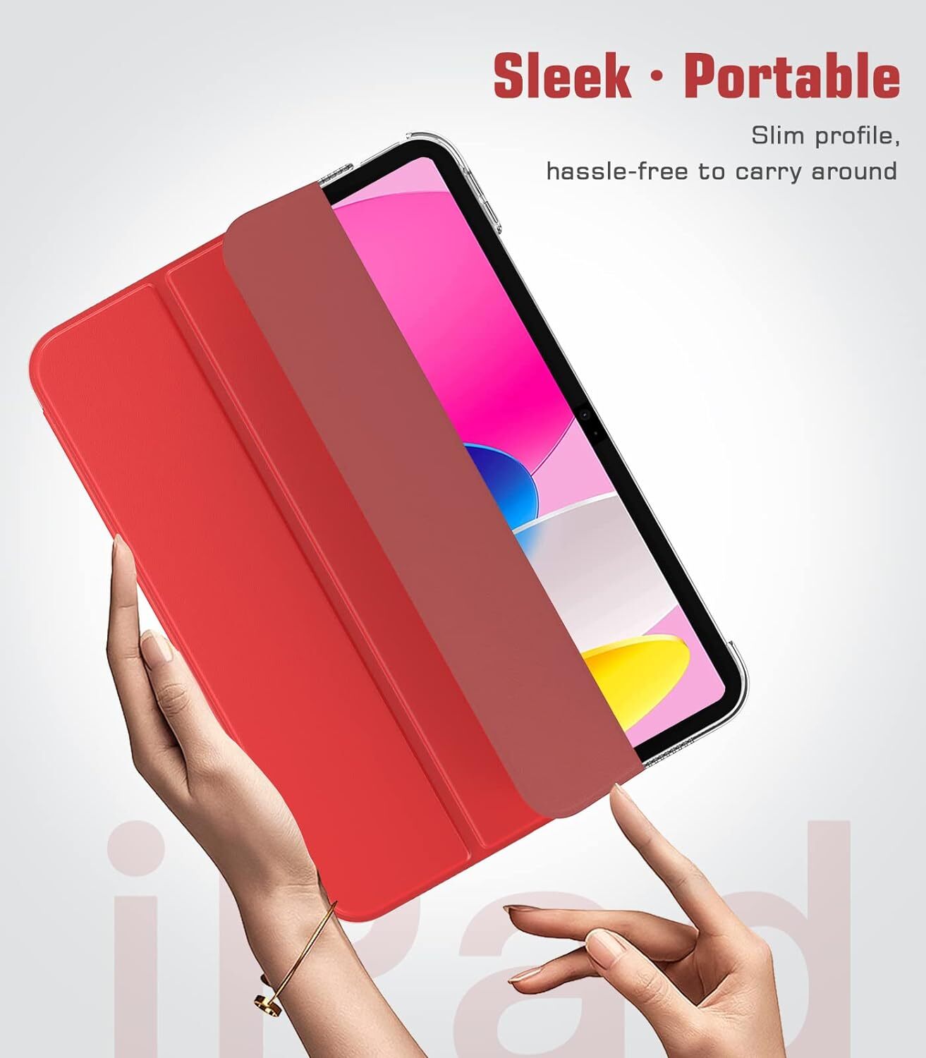 Leather Magnetic Smart Case for Apple iPad