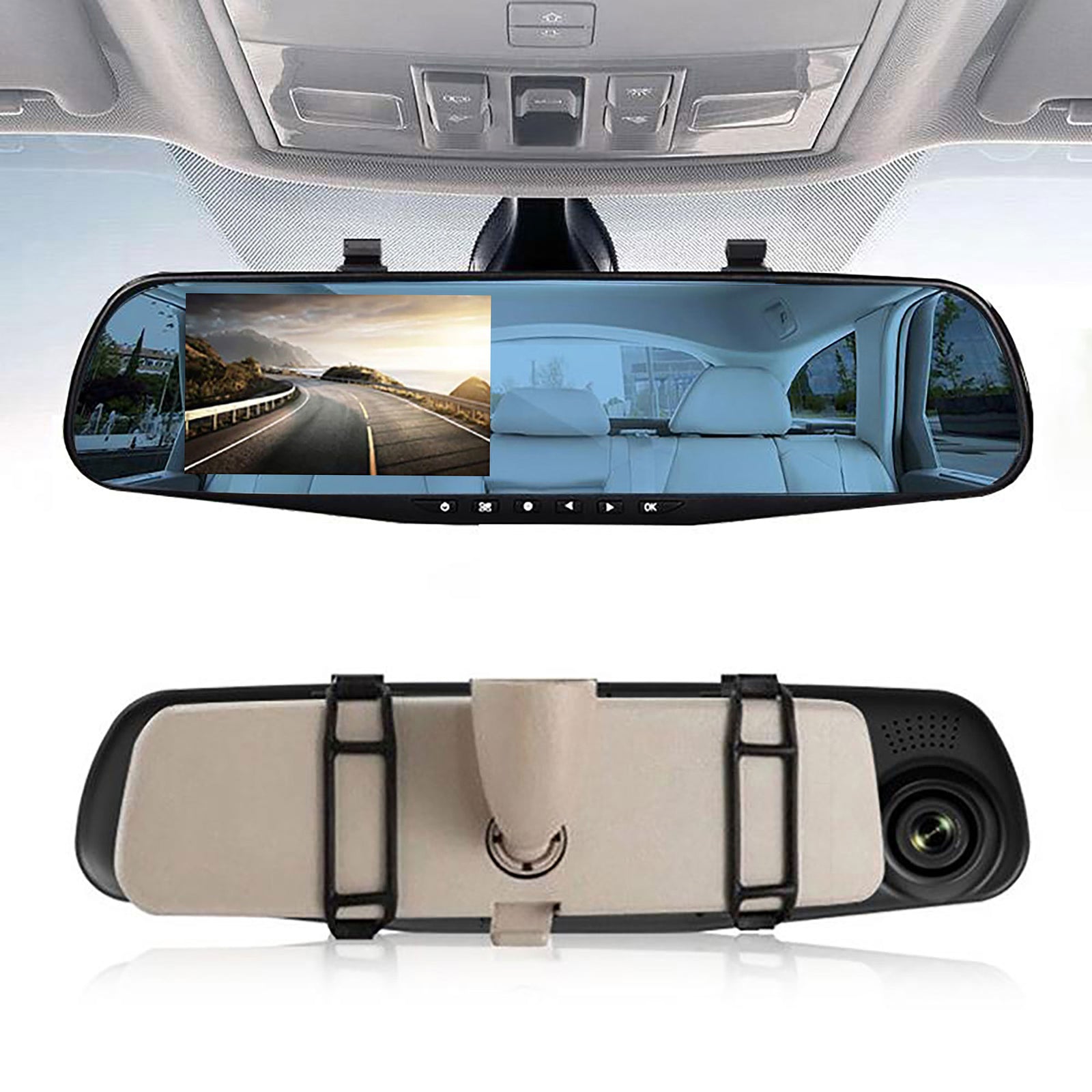 Dash Cam Car DVR Video Recorder with Front and Rear Camera