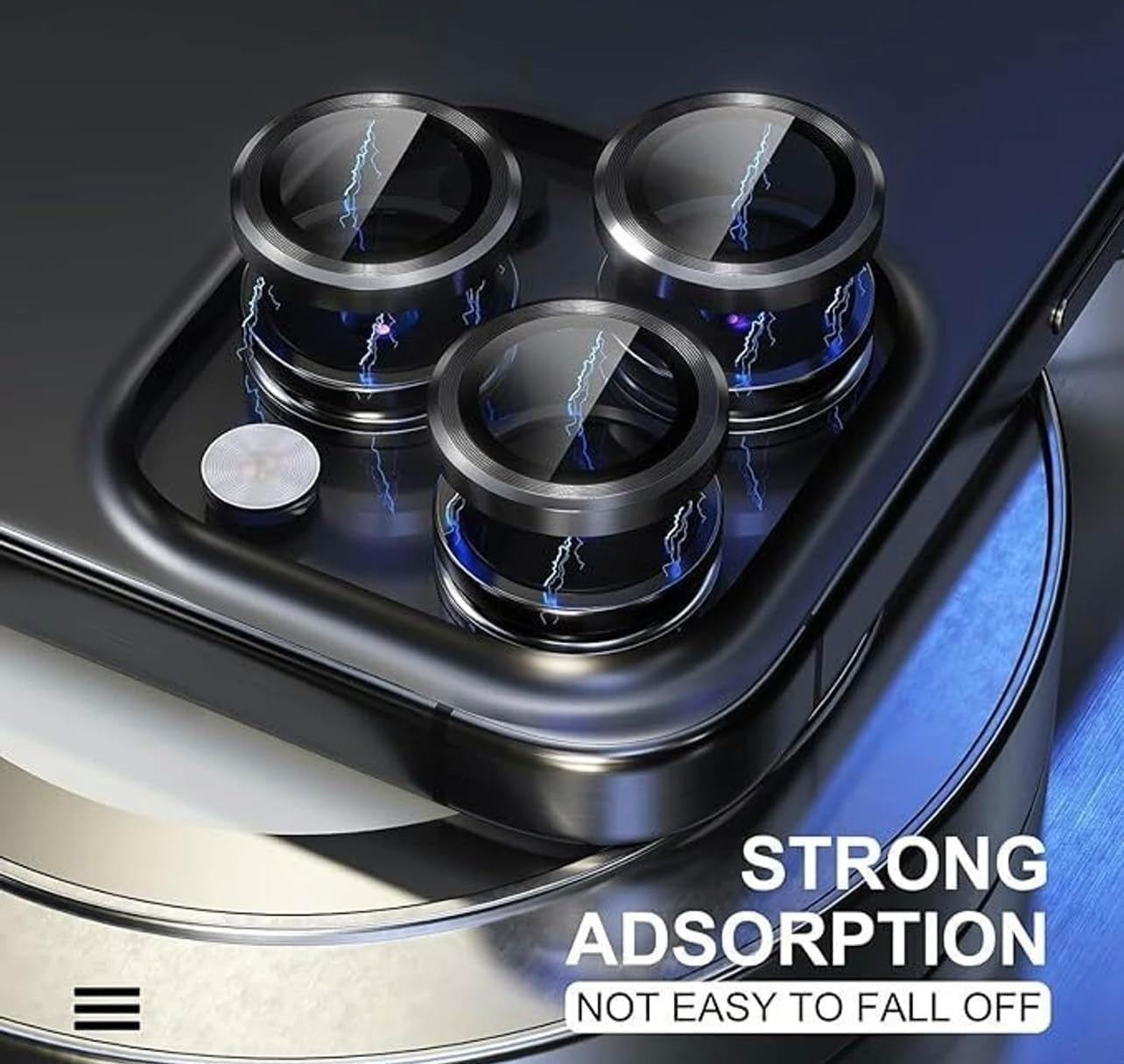 Camera LensGlass Protector Metal Ring for iPhone 17 Pro 14Pro 15Pro 16Pro 17E 13