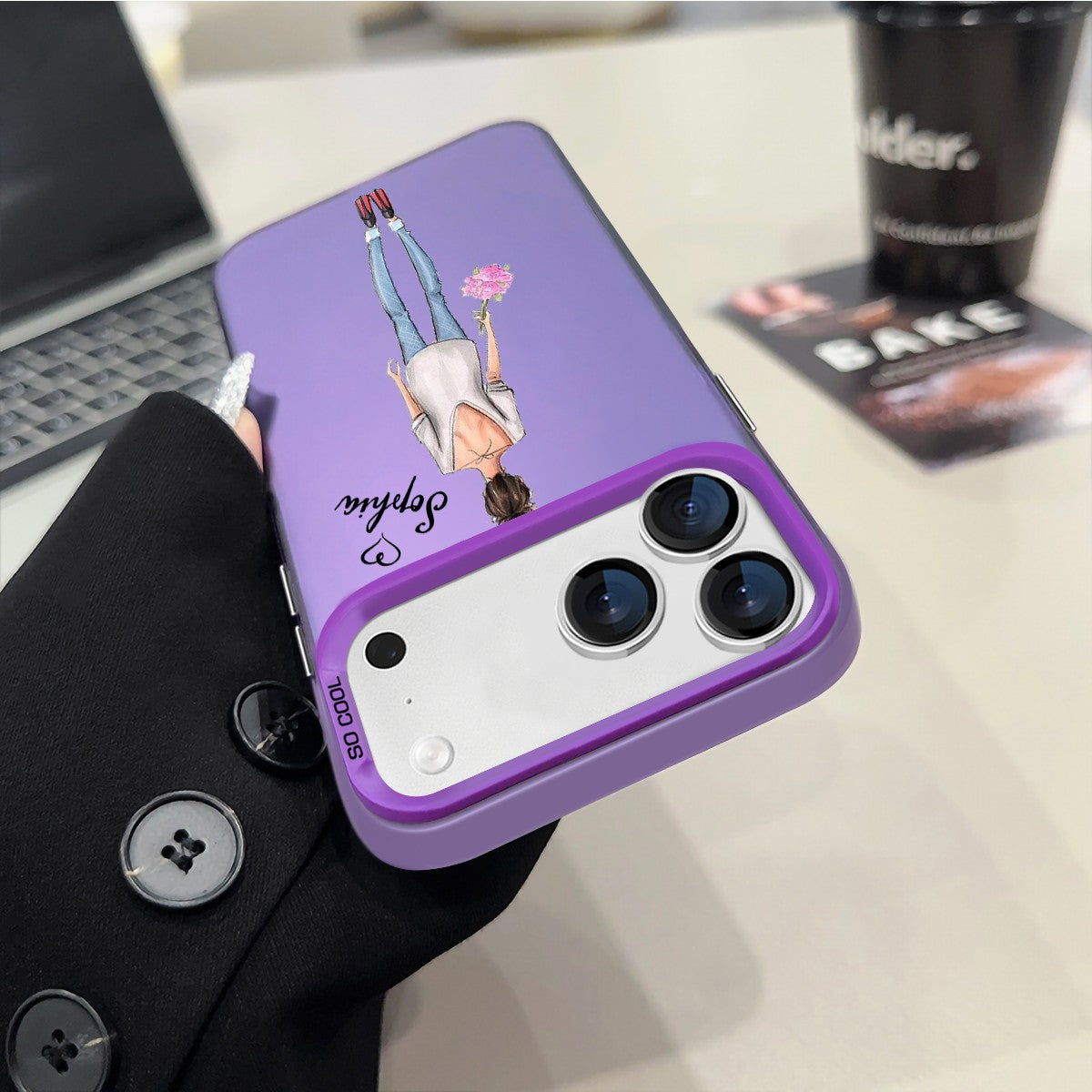 IPhone Case For iPhone 16 Pro 14 15 Pro Max 17e Customized Fashion Girls Cover