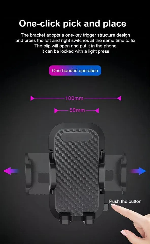 Car Phone Holder Universal Mount Mobile iPhone Windscreen Dashboard