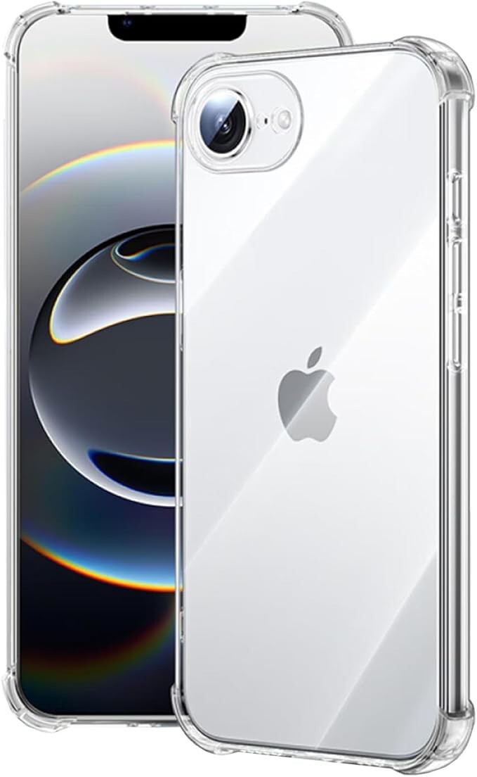 Case For iPhone 16 15 14 Pro Max Plus 13 11 12 7 8 Clear Cover Shockproof