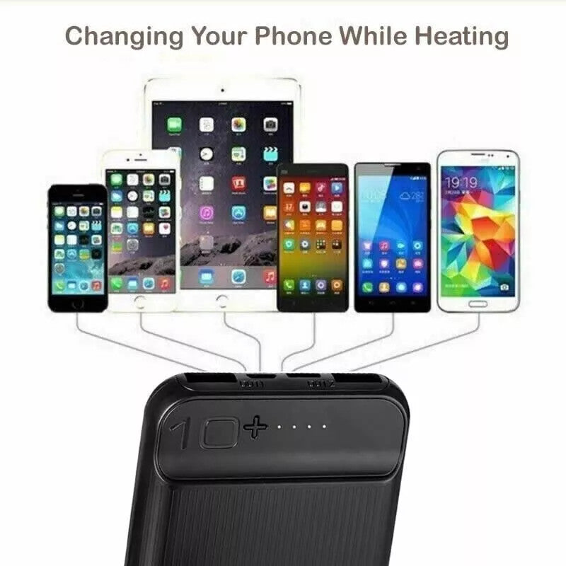 10000mAh Power Bank Portable Fast Charger Pack Battery 2 USB for Mobile Phone