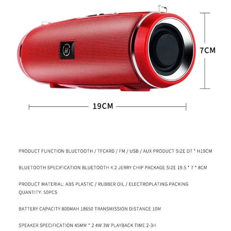 Ultra Loud High Bass Bluetooth Speakers Portable Outdoor Wireless Speaker Indoor