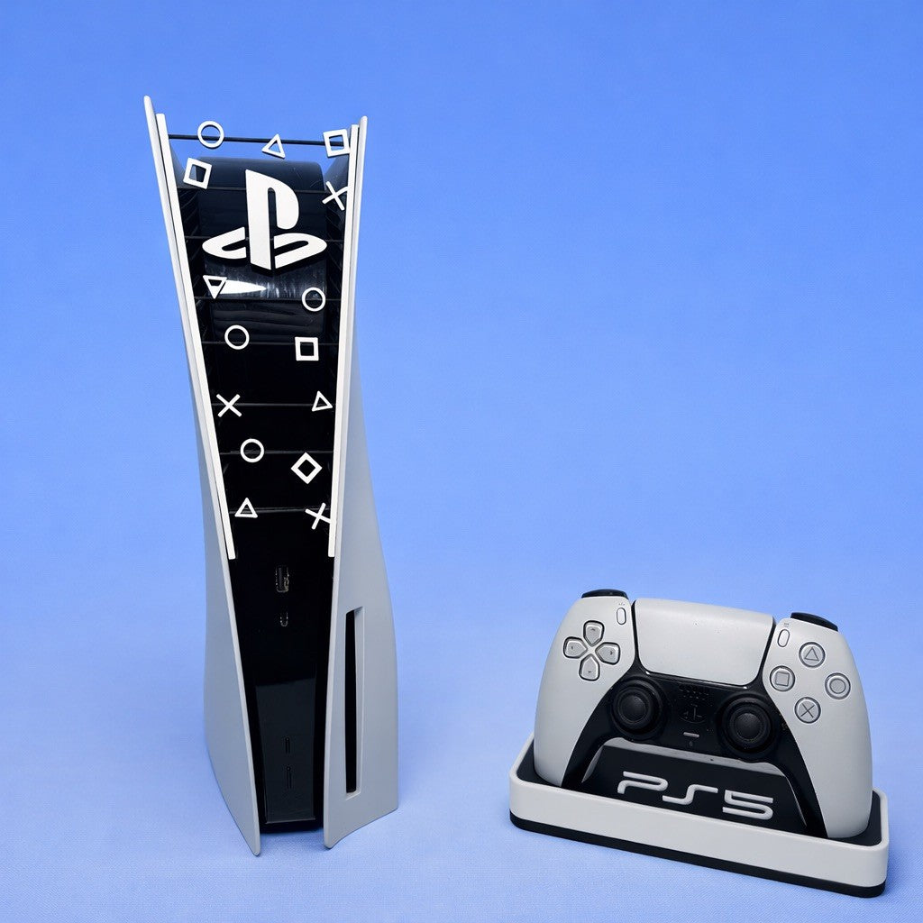 PS5 Faceplate & Controller Stand Accessories Set