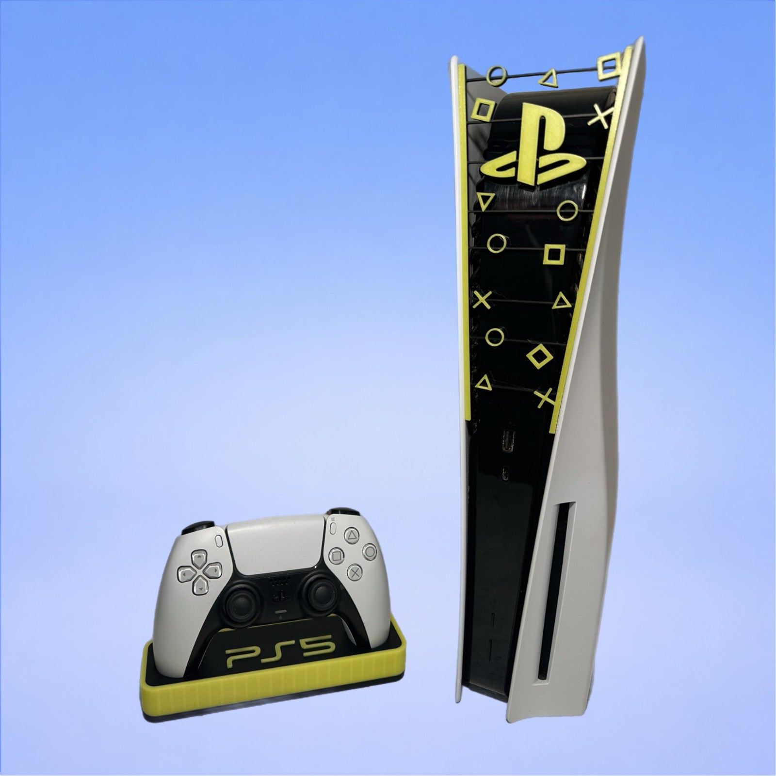 PS5 Controller Stand & Faceplate Glow In Dark