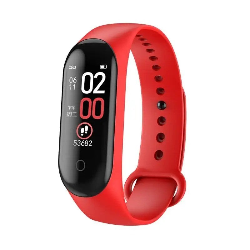 M4 Smart Watch Fitness Tracker Bluetooth Waterproof Sports Wristband Heart