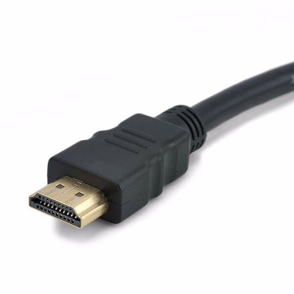 HDMI Splitter Adapter Cable 1 Input 2 Output for Office monitor pc laptop 1080p