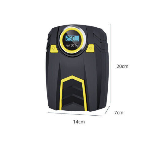UK Car Tyre Inflator Pump Digital Portable Tyre Air Compressor Pump 12V Electric