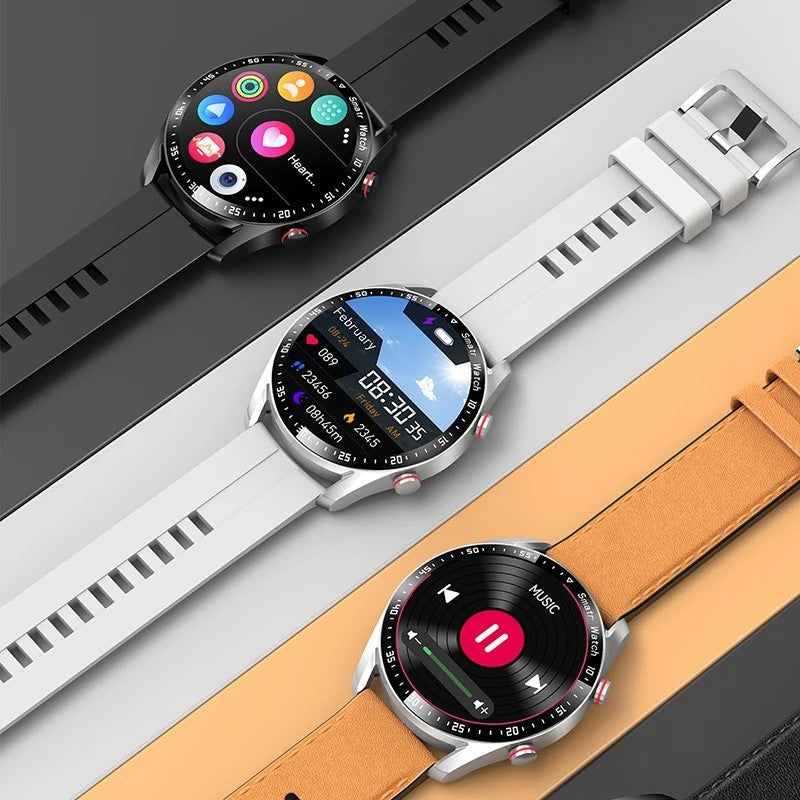Mens Smart Watch Call Laser Health Blood Pressure Fitness Sports