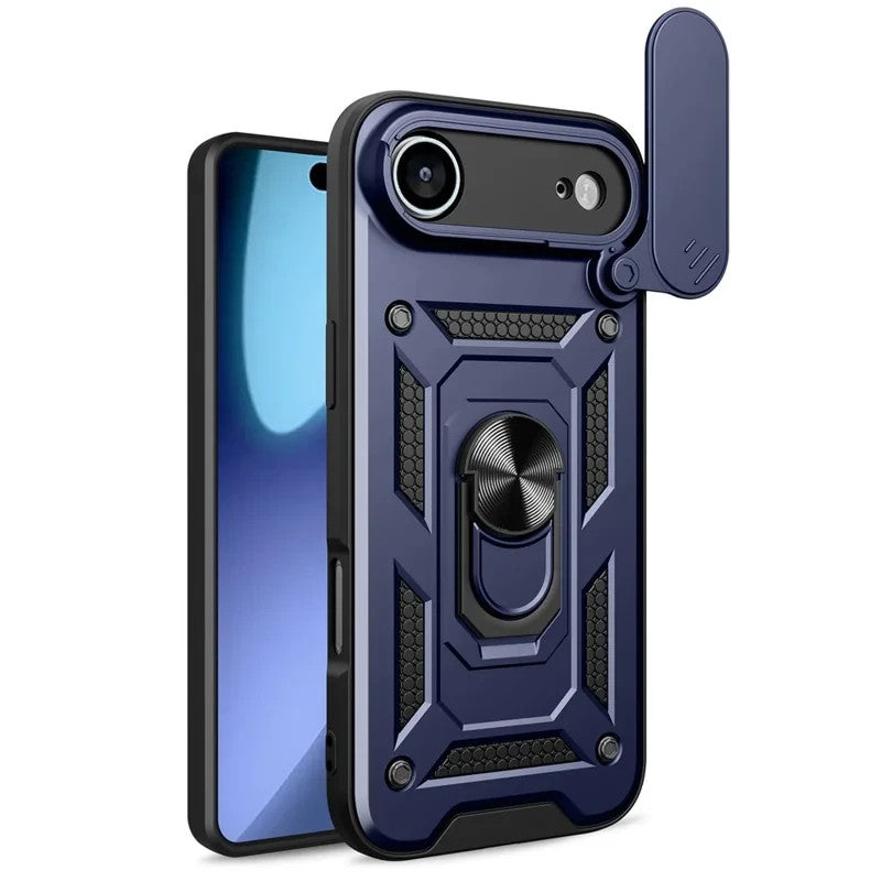 Shockproof Ring Stand Armor Case For iPhone