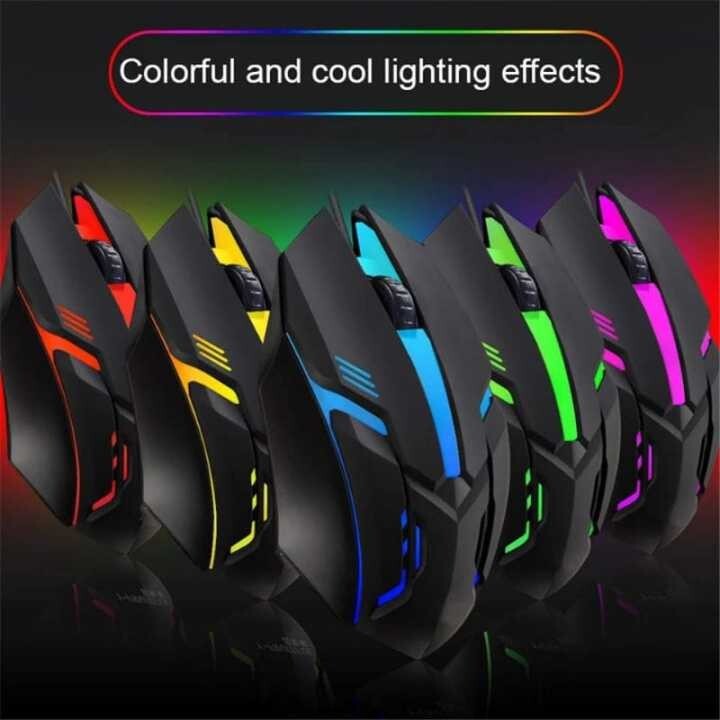 USB Wired Gaming Mouse Gamer 7 Colour PS4 PS5 XBOX