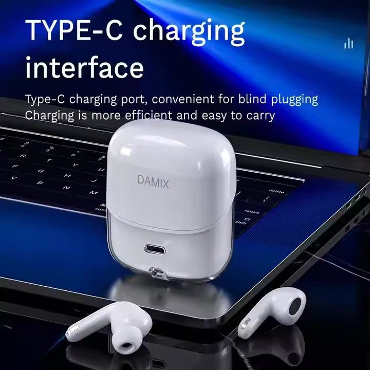 TWS Wireless Earbuds Bluetooth 5.5 Earphones 4 ENC Mics IP7 For Android & iPhone
