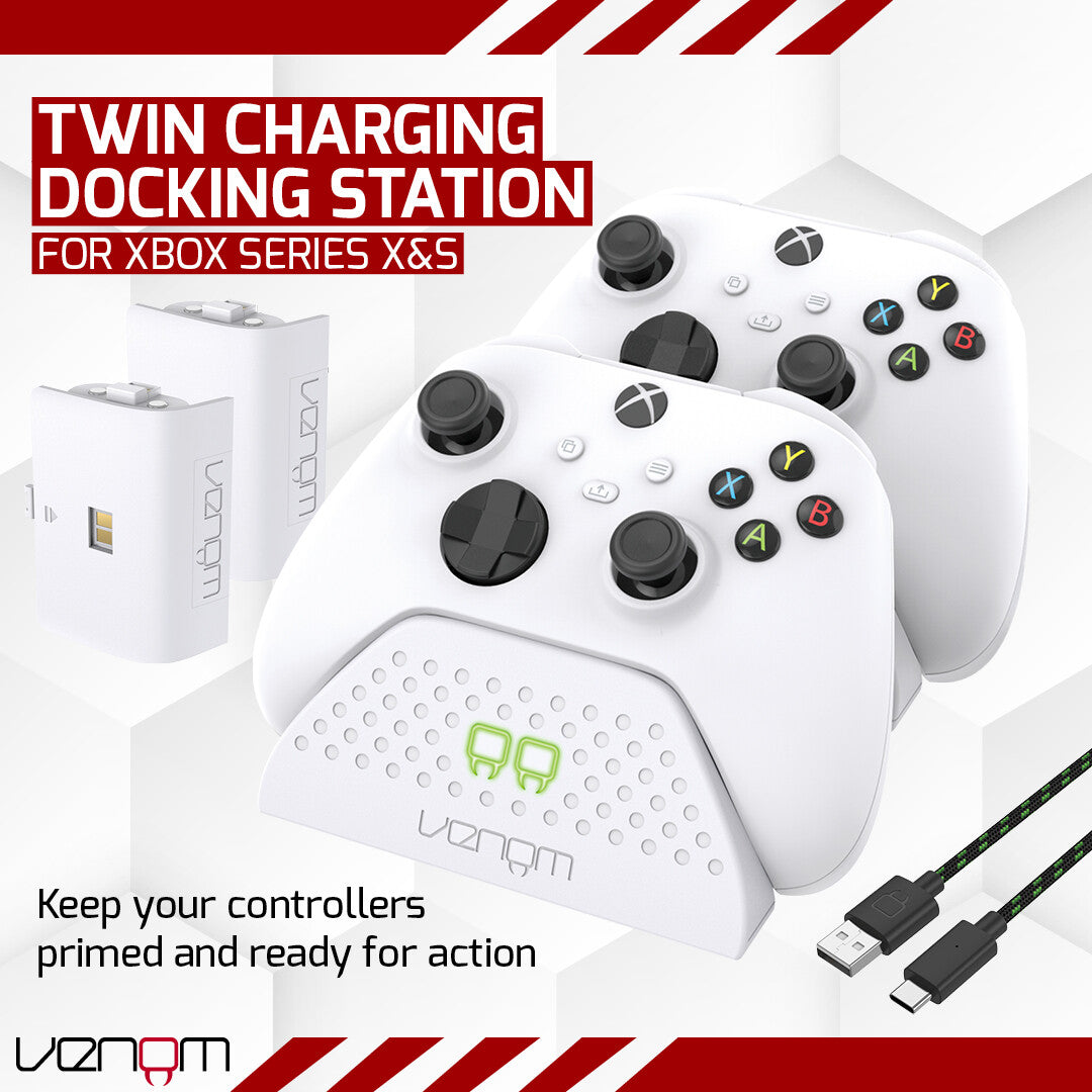 Xbox Charging Dock with Rechargeable Batteries