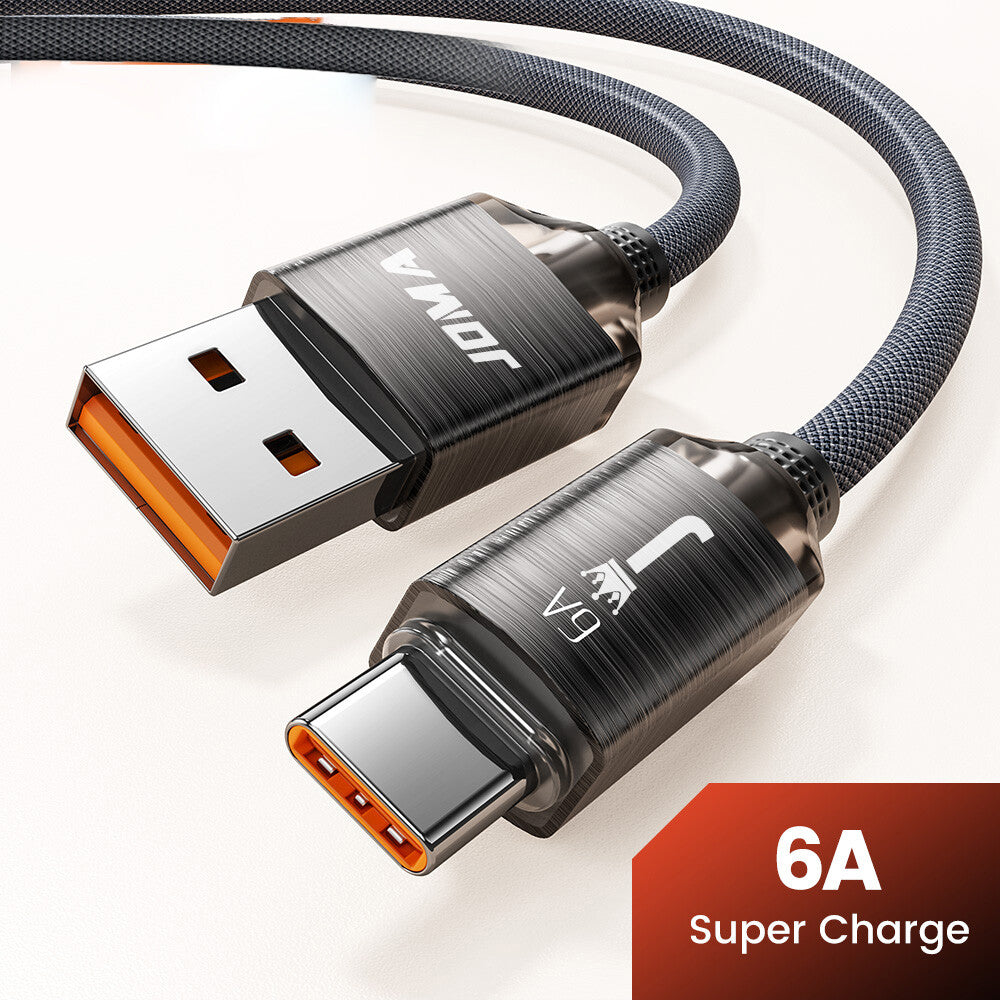 USB A to Type C Cable 3A 60W Fast Charger Braided Long Lead 0.25M 1M 2M 3M