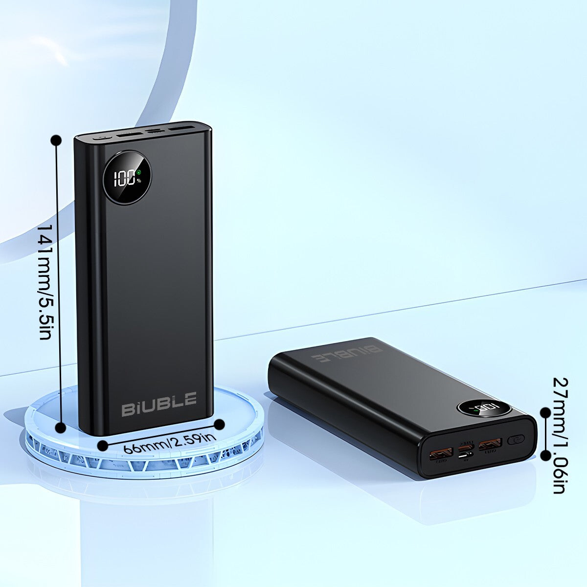 9000000mAh Power Bank Fast charger Pack USB Backup Battery For Mobile Phone
