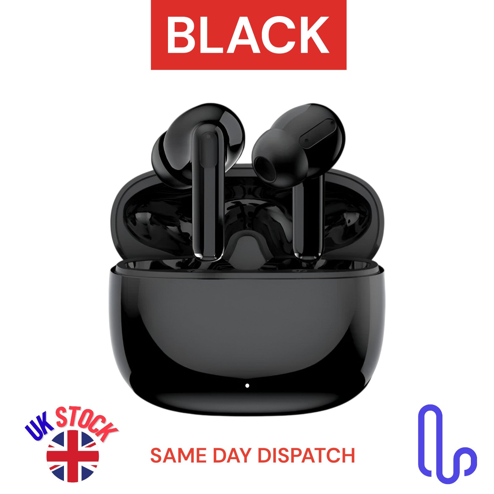 Wireless Earbuds Bluetooth 5.4 TWS Earphones In-Ear Pods for iPhone & Android