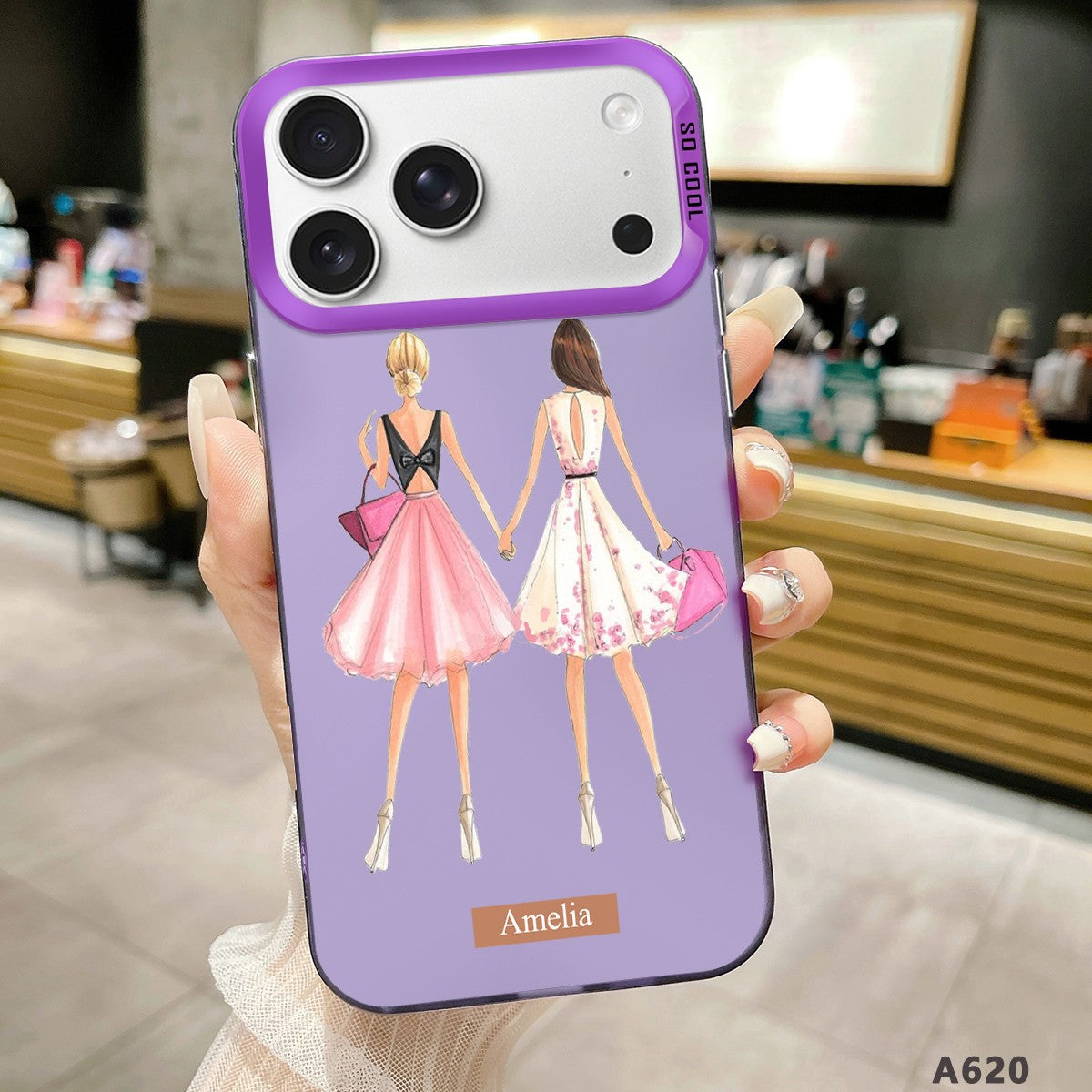 IPhone Case For iPhone 16 Pro 14 15 Pro Max 17e Customized Fashion Girls Cover